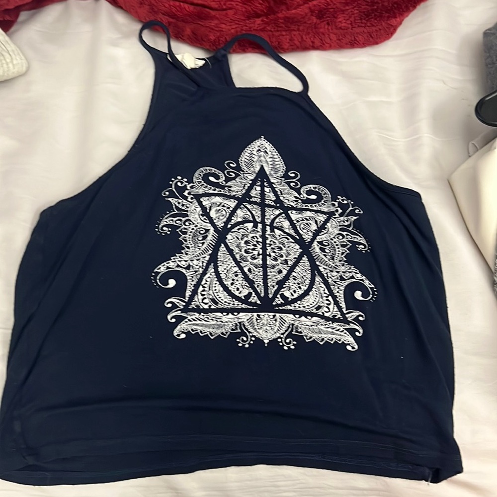 Strappy boho crop top